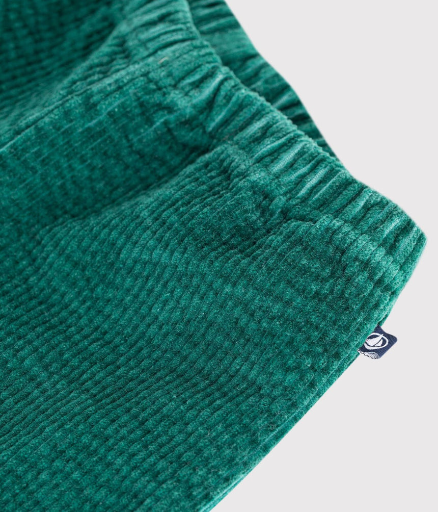 BABIES' PLAIN CORDUROY TROUSERS