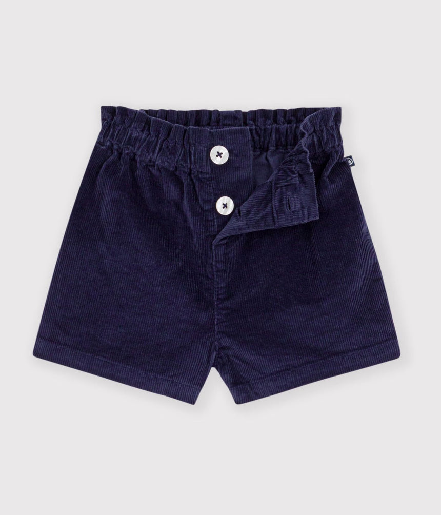 BABIES' PLAIN CORDUROY SHORTS