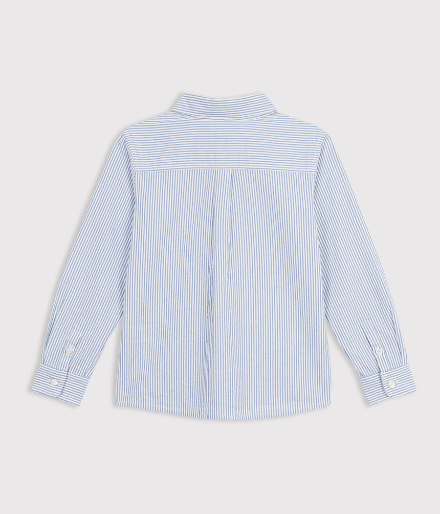 CHILDREN'S STRIPY COTTON SHIRT