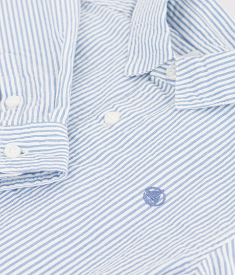 CHILDREN'S STRIPY COTTON SHIRT