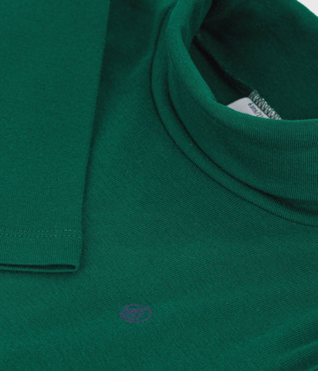 CHILDREN'S PLAIN COTTON ROLLNECK TOP