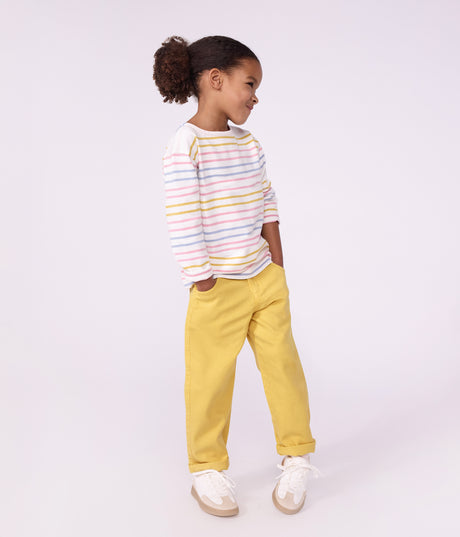CHILDREN'S COTTON BRETON TOP