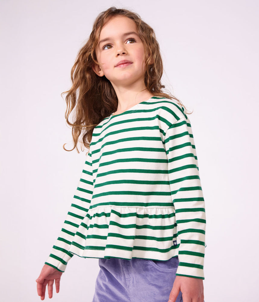 CHILDREN'S COTTON BRETON TOP