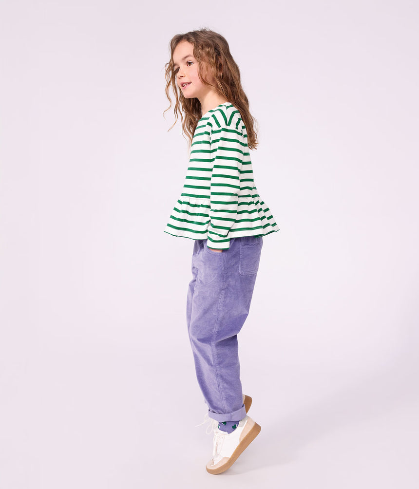 CHILDREN'S COTTON BRETON TOP