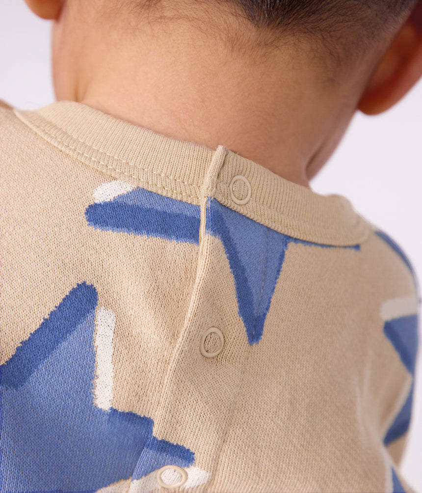BABIES' STAR-PRINT COTTON SWEATSHIRT