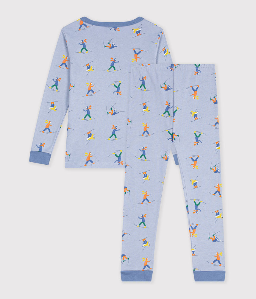 CHILDREN'S SNUG-FITTING PRINTED COTTON PYJAMAS
