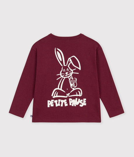 CHILDREN'S LONG-SLEEVED PATTERNED T-SHIRT