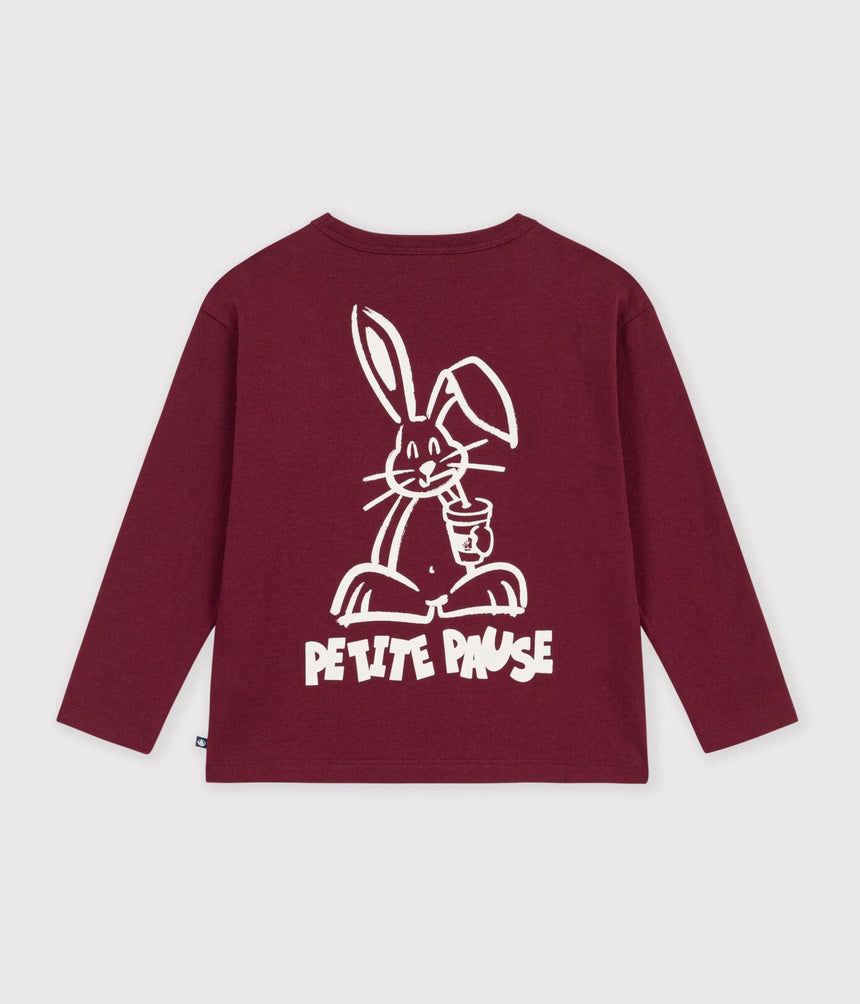CHILDREN'S LONG-SLEEVED PATTERNED T-SHIRT