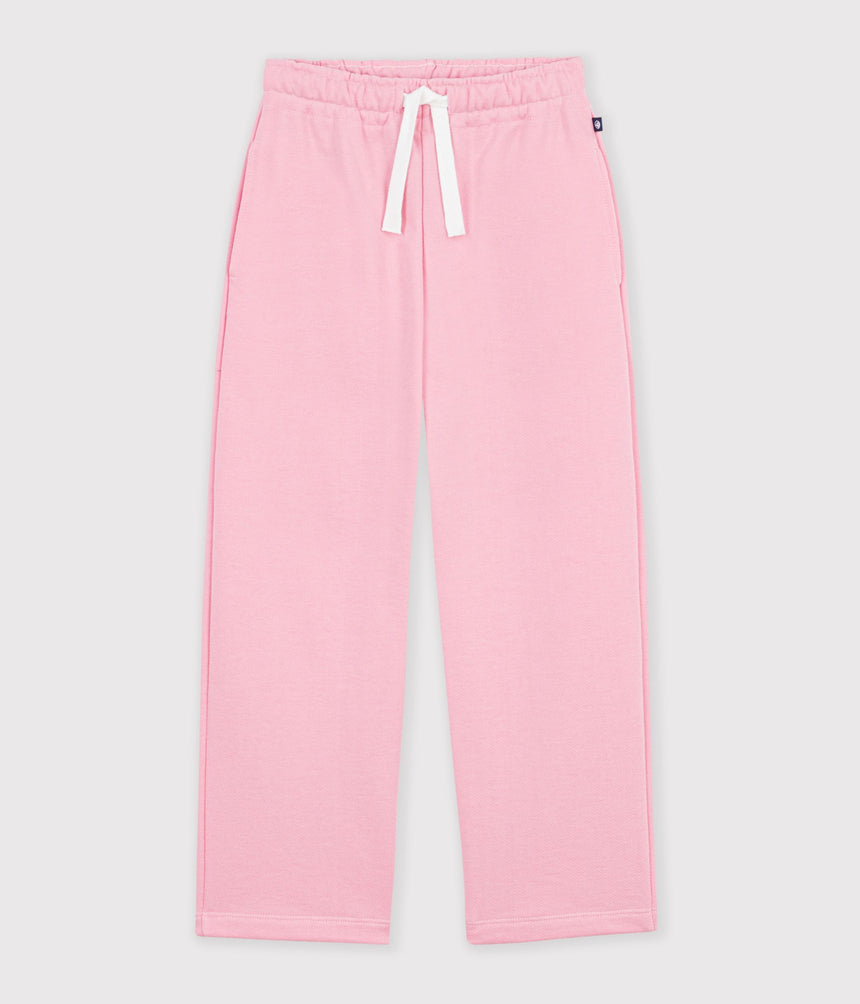 CHILDREN'S PLAIN COTTON JOGGING BOTTOMS
