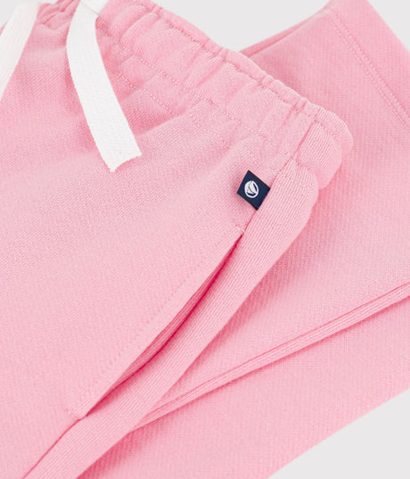 CHILDREN'S PLAIN COTTON JOGGING BOTTOMS