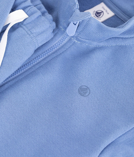 BABIES' SWEATSHIRT AND TROUSERS SET IN PLAIN COTTON