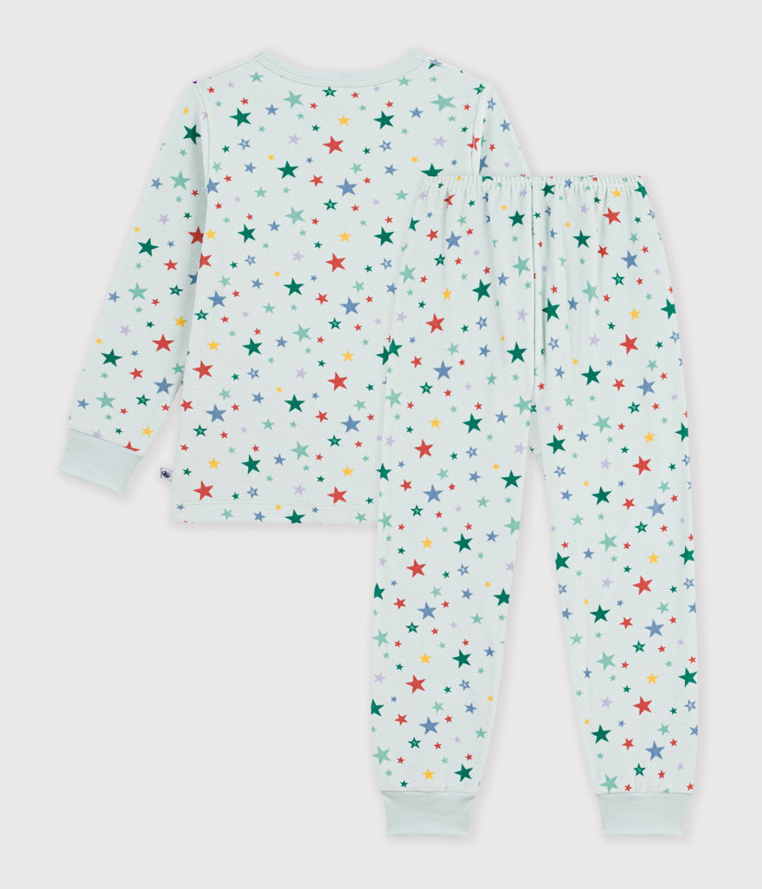 CHILDREN'S STAR PRINT VELOUR PYJAMAS