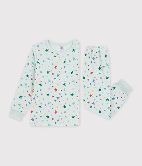 CHILDREN'S STAR PRINT VELOUR PYJAMAS