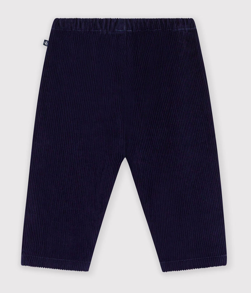 BABIES' PLAIN CORDUROY TROUSERS
