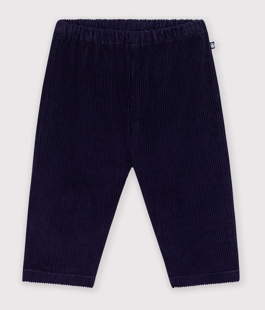 BABIES' PLAIN CORDUROY TROUSERS
