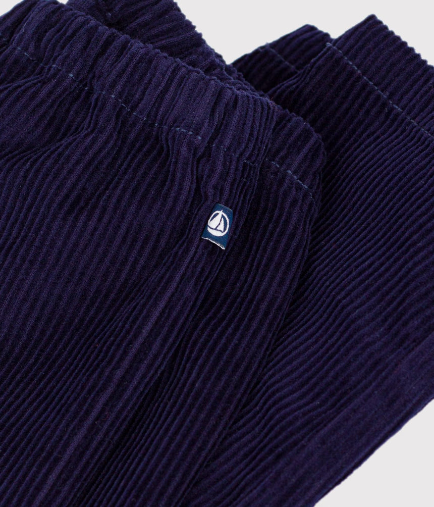 BABIES' PLAIN CORDUROY TROUSERS