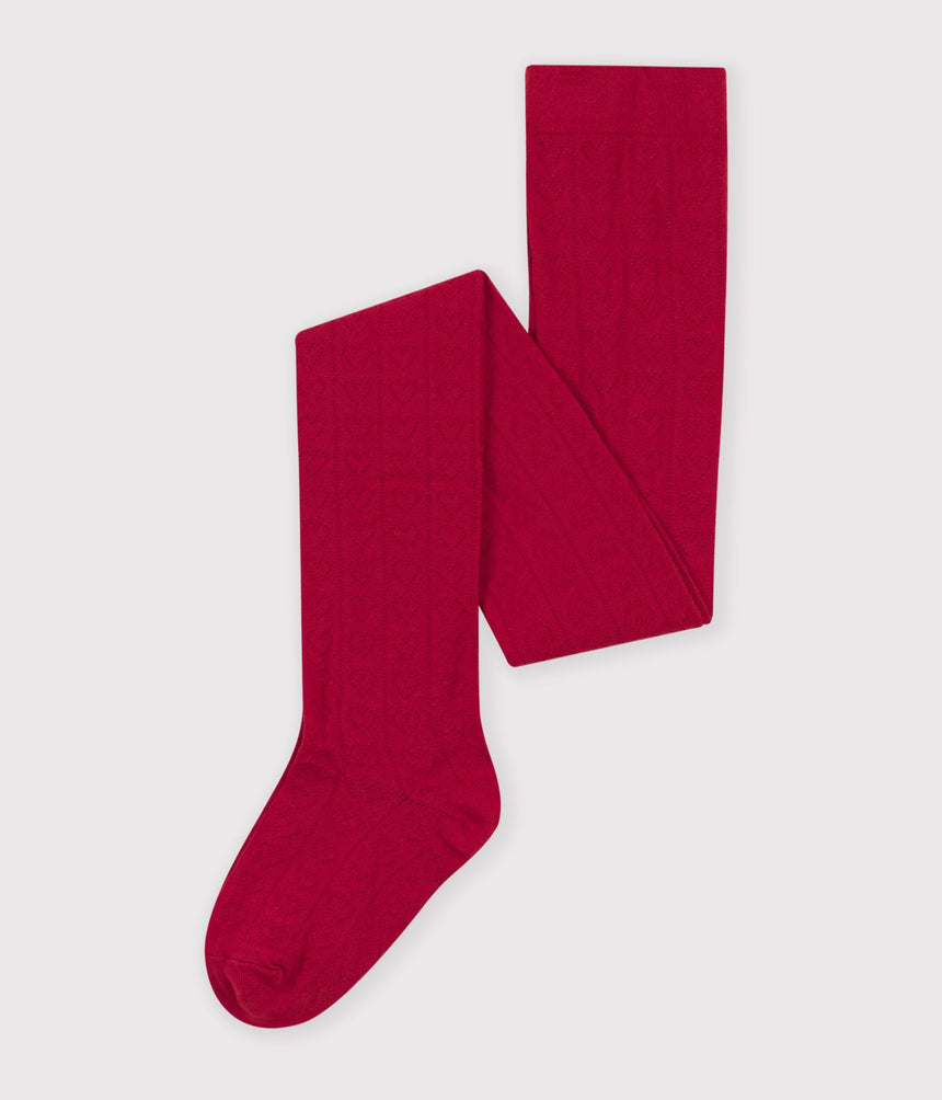CHILDREN'S PLAIN COTTON JERSEY TIGHTS