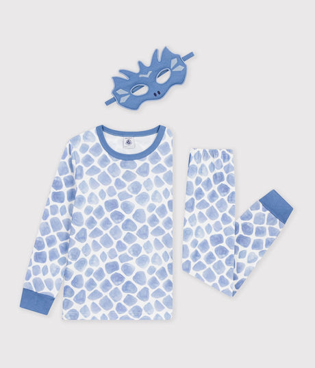 CHILDREN'S COTTON DRAGON COSTUME PYJAMAS