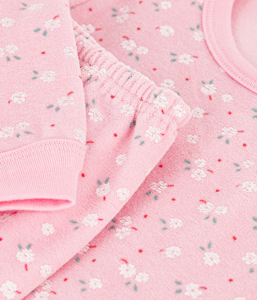 CHILDREN'S PRINTED VELOUR PYJAMAS