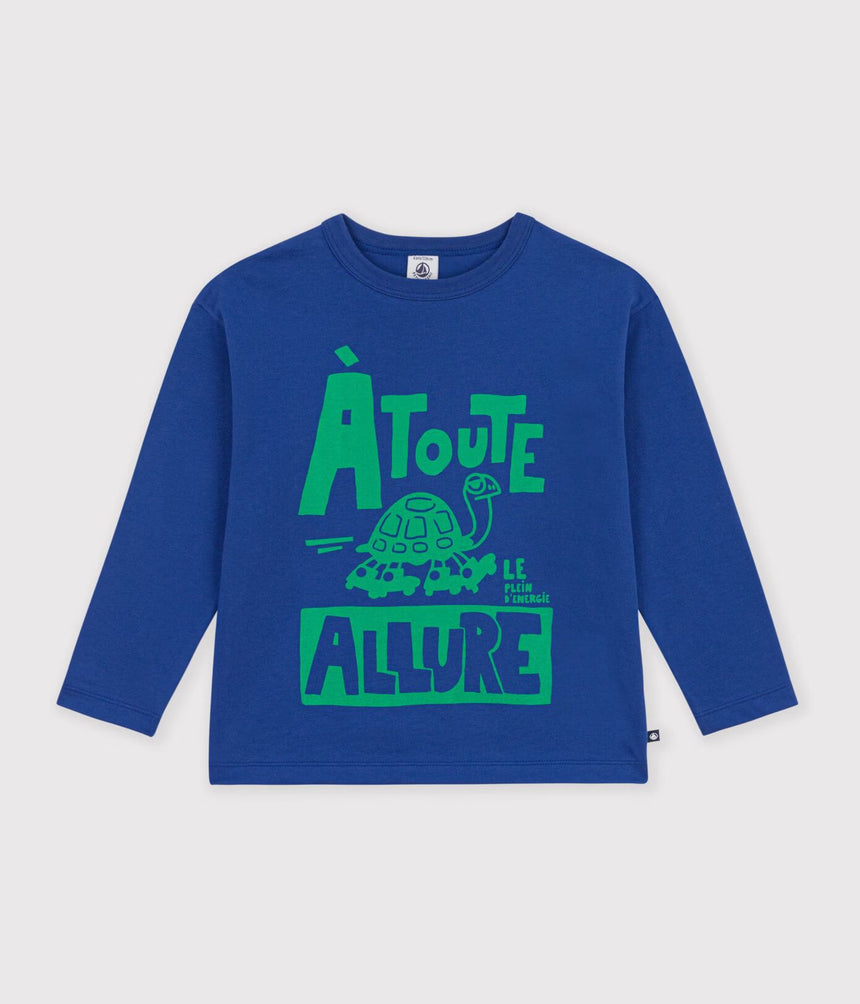CHILDREN'S LONG-SLEEVED PATTERNED T-SHIRT