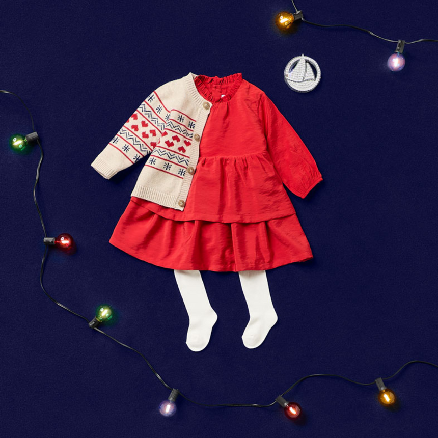 BABY GIRL CHRISTMAS DRESS