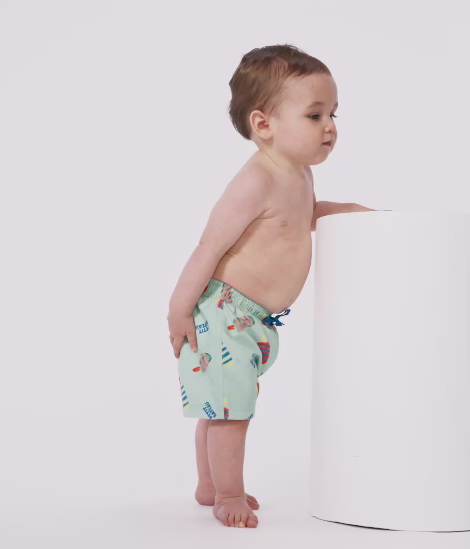 BABIES' ICE-CREAM PRINT SWIM SHORTS