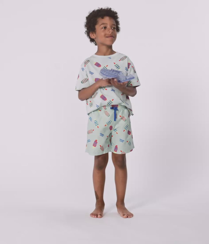 CHILDREN'S PRINTED SWIM SHORTS